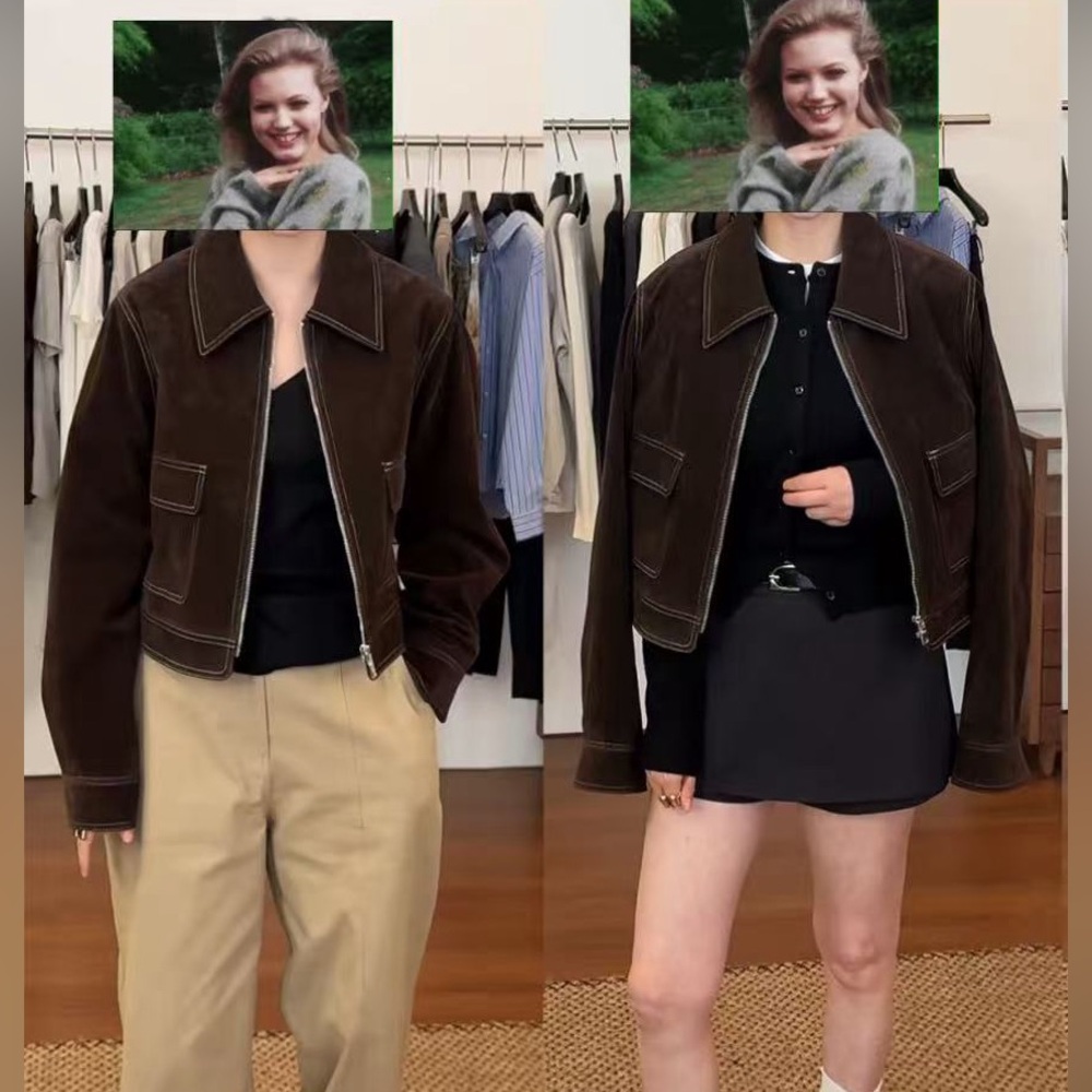 Men's Brown Suede Jacket